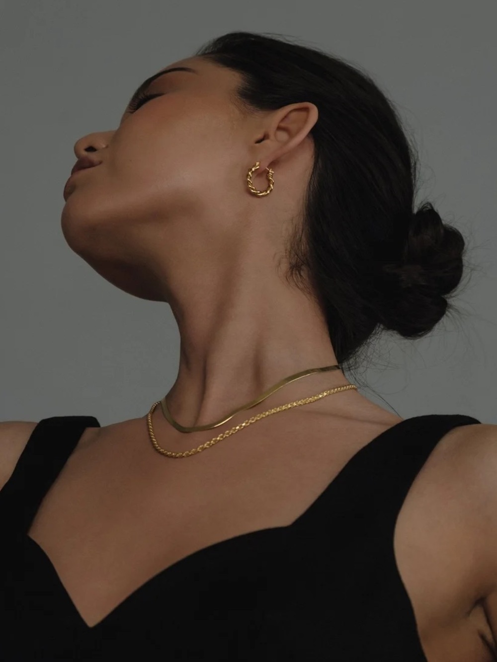 Nejim Gold Twist Necklace